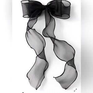 Very Cute Black Hair Bow